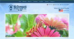 Desktop Screenshot of mcdermottfuneralhome.com